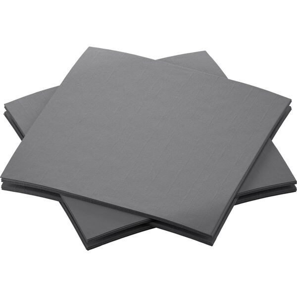 2880 Duni Bio Dunisoft® Servietten 20 x 20 cm Granite Grey