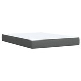 thumbnail of vidaXL Boxspringbett mit Matratze Dunkelgrau 160x200 cm Stoff