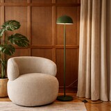 thumbnail of Now's Home - Lampadaire en métal vert olive  brillant 30x30x148cm thalia