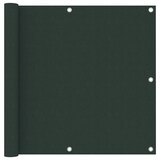 thumbnail of Écran de balcon Vert foncé 90x300 cm Tissu Oxford Modèle Sunline