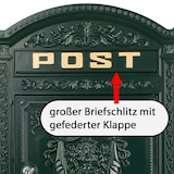 thumbnail of Briefkasten Englischer Postkasten zur Wandmontage grün Nostalgie Antik Stil