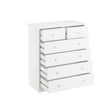 thumbnail of Kommode weiß Sideboard Anrichte Kiefer massiv 2+4 Schubladen 90.50-13W