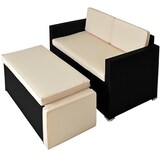 thumbnail of CASARIA® Polyrattan Sitzgruppe Lounge Set Gartenlounge Schwarz
