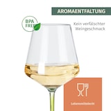 thumbnail of Milano Weißweinglas green line 2er Set aus Polycarbonat 450 ml bruchfest BPA-frei leicht ideal für Wein Rose Schorle