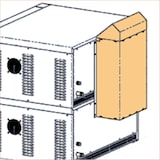 thumbnail of EURAST - Pizzaoven met 1 gas kamer voor 6 pizza's ø 300 - 1000x1140x480 mm - 21 Kw - 516GR122