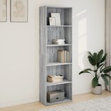 thumbnail of vidaXL Bücherregal Grau Sonoma 60x30x189 cm Holzwerkstoff