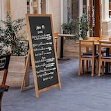 thumbnail of Edimeta Chevalet Ardoise incliné de sol - H 148 cm