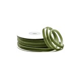 thumbnail of 6mm Samtband 10m Schmuckband Geschenkband Schleifenband Stoffband Uni Moosgrün