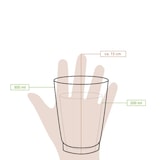 thumbnail of Coffee to go Becher aus Pappe (beschichtet) doppelwandig, 300 ml / 12 oz, Ø 90 mm, braun, innen weiß, 50 Stück