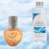 thumbnail of Pack Economie Lampe Catalytique Orange Waves + Parfum Aroma Cotton Clean 500ml. Elimine les mauvaises odeurs et les impuretés, parfume et nettoie.