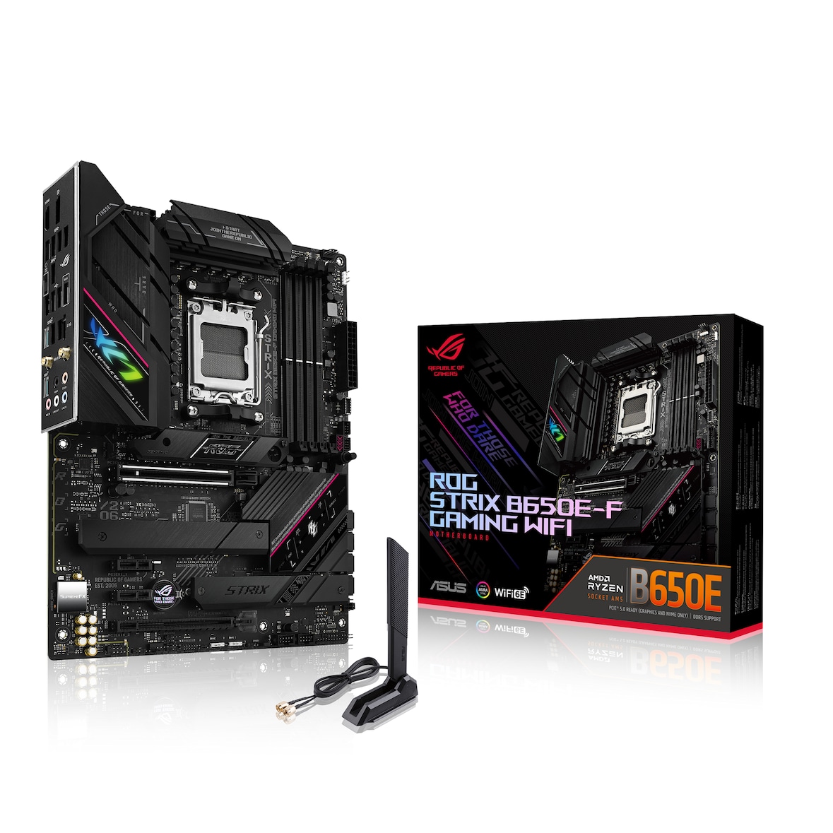 ASUS ROG STRIX B650E-F GAMING WIFI Mainboard Sockel AMD AM5