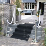 thumbnail of Securit® Gevlochten koord voor afzetpaal "Classic" - Wit - Verchroomde uiteinden - 150cm