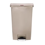 thumbnail of Rubbermaid Slim Jim Pedaleimer Breitseite 68  Liter beige