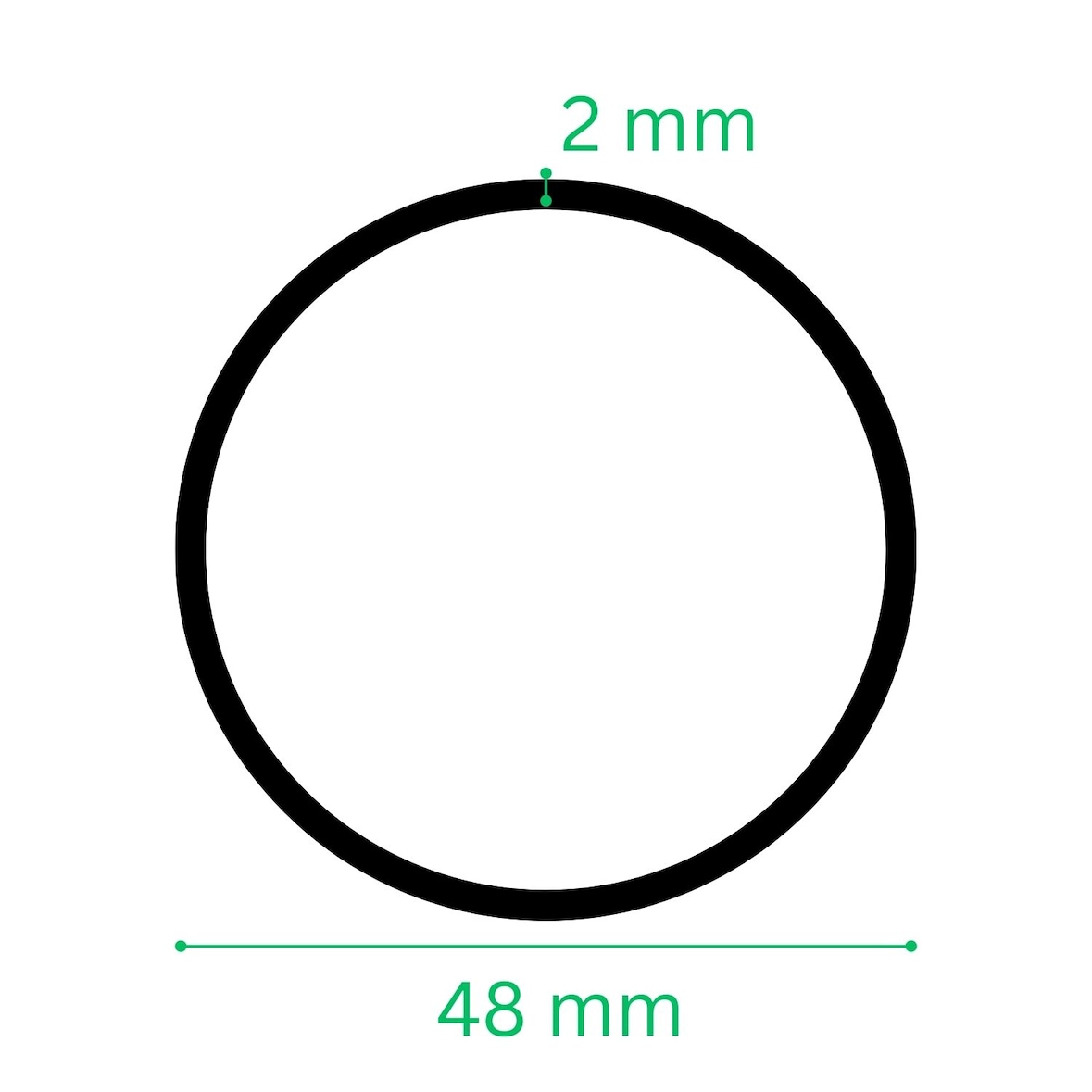 SAT-/Antennen-Mast Stahl 2m