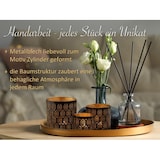 thumbnail of Kerzenständer 3er Set Windlicht Teelichthalter rund schwarz gold