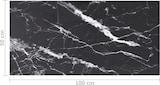 thumbnail of vidaXL Tischplatte Schwarz 100x50 cm 6 mm Hartglas in Marmoroptik