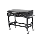 thumbnail of METRO PROFESSIONAL Barbecue a gas con 6 bruciatori principali Dayton, area cottura 53 × 108 cm, telo di copertura, con ruote, acciaio, nero