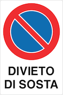 CARTELLO SEGNALETICO VIETATO l'ingresso ai non addetti - Pvc adesivo