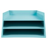 thumbnail of Exacompta 13462D 4x driedelige brievenbak in karton voor A4+ documenten, Aquarel, pastelblauw