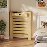 thumbnail of Cubre radiadores con cajón cubreradiador de MDF cubierta para radiador para salón dormitorio pasillo 78x19x95,5 cm roble