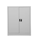 thumbnail of PROREGAL Flügeltürenschrank Badger | 2 Fachböden | Eurolock Griff Sockel | HxBxT 100x80x38 cm | Grau | Lackiert