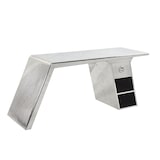 thumbnail of SIT Möbel Airman bureau, aluminium look met sierschroeven | B 175 x D 60 x H 75 cm | zilver | 81707-21 | Serie AIRMAN