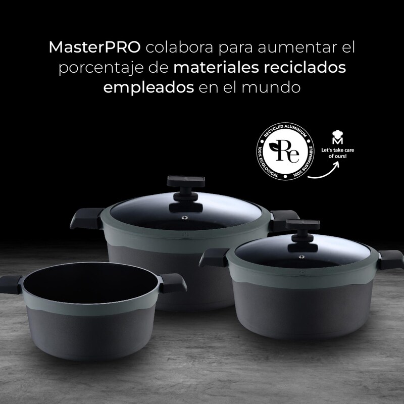 MasterPRO FOODIES COLLECTIE, dubbele pan, 30 x 24 x 12