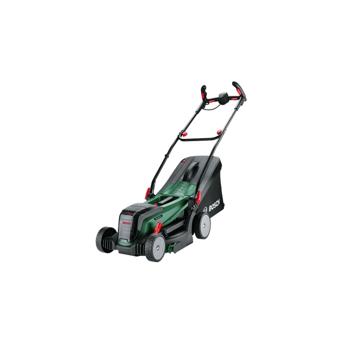 Bosch 37-550, Rasenmäher mit Radantrieb, 550 m², 37 cm, 2,5 cm, 7 cm, Rotorblätter