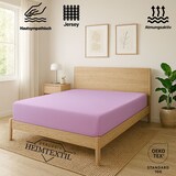 thumbnail of EXKLUSIV HEIMTEXTIL Jersey Spannbettlaken 120 x 200 cm Rosa 100% Baumwolle Öko - Tex Zertifiziert Bed-Sheet Bettlaken Spannbetttuch