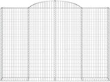thumbnail of vidaXL Gabione mit Hochbogen 300x30x200/220 cm Verzinktes Eisen