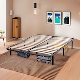 thumbnail of Sommier à lattes en métal  2 places  Coloris Noir  Livré en kit  180x200 cm SOMKIT OLYMPE LITERIE