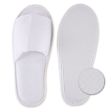 thumbnail of Slipper Dots offen Weiss Einheitsgröße 29,5 cm lang 10 Paar Sohle mit Noppen