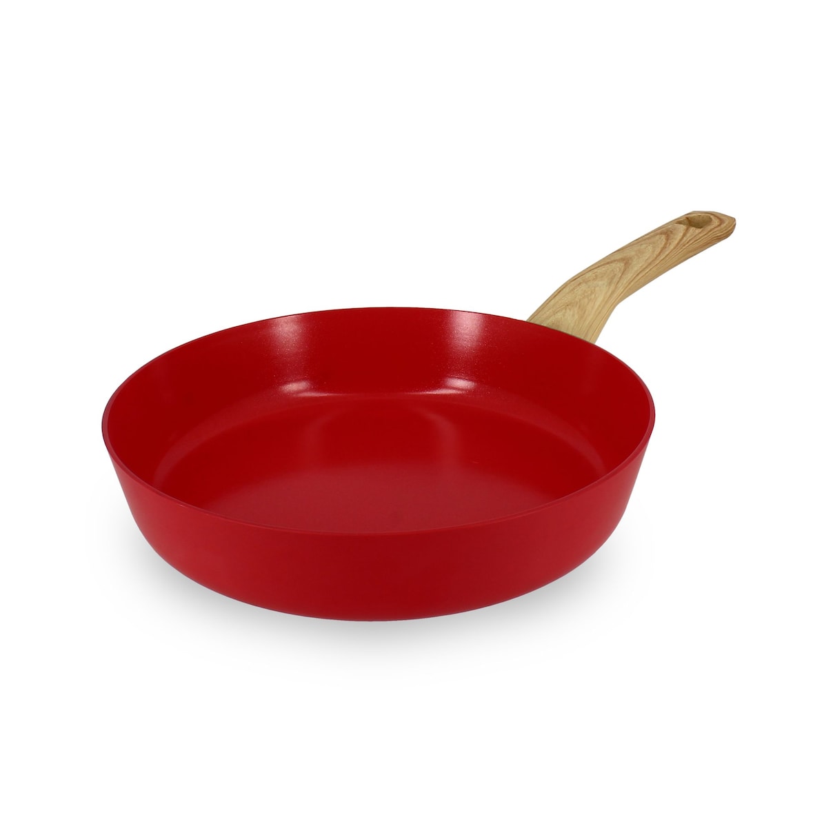 Menastyl - Poêle 24cm colorama magenta - en aluminium - revêtement antiadhésif en céramique