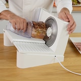 thumbnail of Starlyf Professional Slicer, Allesschneider, 150 Watt, abgeschrägt, klappbar, Brotschneider, 1mm - 15 mm, weiß