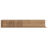 thumbnail of Wandplank HWC-M48, Hangplank Houten plank Zwevende plank, 3 vakken Massief mangohout 20x120x21cm ~ naturel