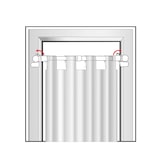 thumbnail of Kit tringle à rideaux Sans-Perçage Extensible 60-80cm Nickel Mat - Boulet