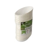 thumbnail of PAPSTAR 500 Fingerfood - Schalen, Zuckerrohr "pure" 20 ml 8 cm x 5 cm weiss "Egg"