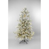 thumbnail of Sapin de Noël artificiel lumineux enneigé blanc 250 LED 460 Branches 1m80 intérieur
