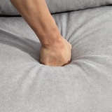 thumbnail of HOMCOM Divano 2 Posti Compatto Moderno, Schienale Trapuntato, Grigio