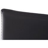 thumbnail of Conjunto de 2 bancos de bar Limon com revestimento em imitação de pele preto/preto