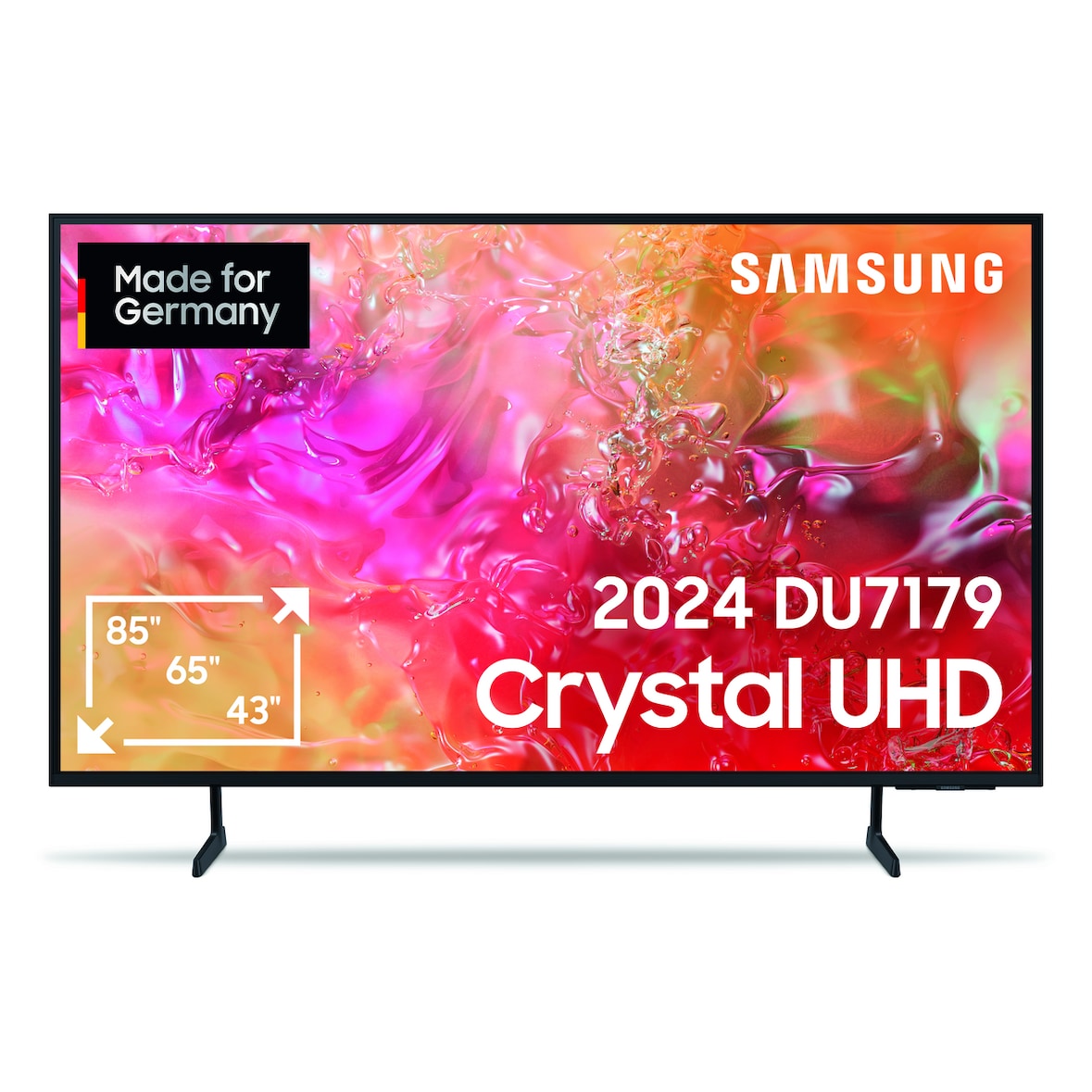 SAMSUNG TV GU75DU7179, 190 cm (75") Crystal 4K Ultra HD Smart TV (2024), schwarz