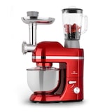 thumbnail of Klarstein Lucia Elegance Küchenmaschine Mixer Fleischwolf 1800W BPA-frei Rot