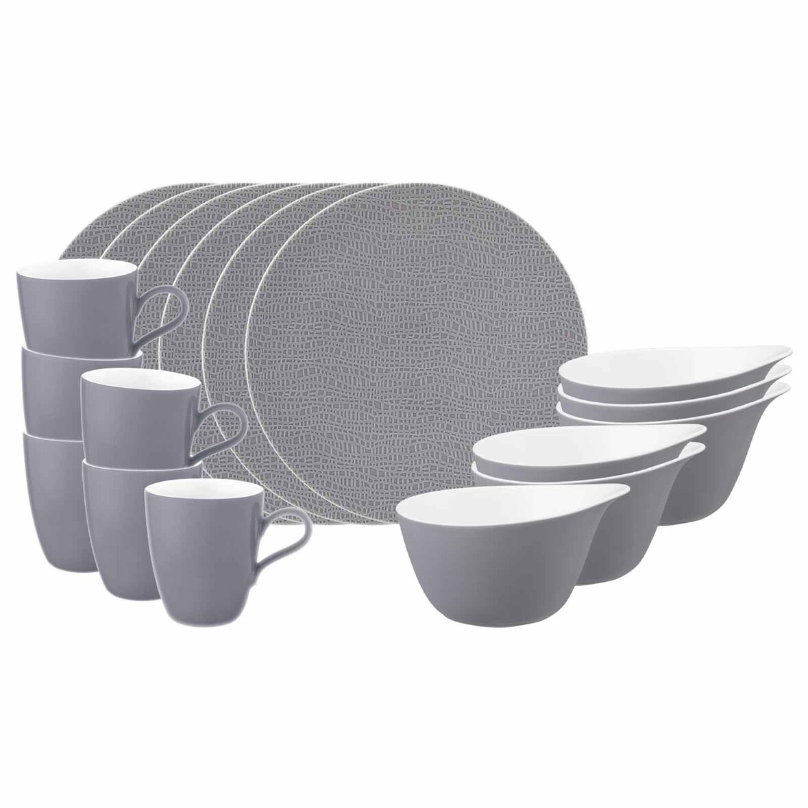 Seltmann Weiden Life Fashion Frühstücks-Set 18-teilig - Elegant Grey