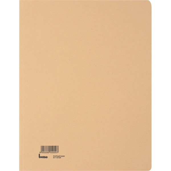 Einschlagmappe A4 Karton 250g/qm chamois