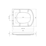 thumbnail of Asiento y Tapa WC compatible con ROCA DAMA SENSO- DUROPLAST - Envolvente y Amortiguada
