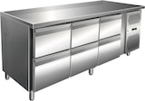 thumbnail of Gastro Edelstahl Kühltisch Kühltheke 6 Schubladen 231 L -2/+8°C Umluftkühlung