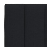 thumbnail of vidaXL Kopfteil-Kissen "Hanko" Schwarz 90 cm Stoff