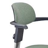 thumbnail of Sedia da lavoro / sedia da banco TOP WORK 40 Seduta in tessuto / schienale in tessuto verde hjh OFFICE