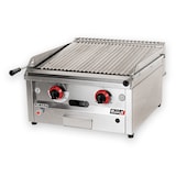 thumbnail of Romux® Barbecue À Gaz Professionnel avec Pierres Volcaniques 50 cm. Puissance 2.900 W | Modèle Basque avec Grille Réglable sur 3 Niveaux | Butane