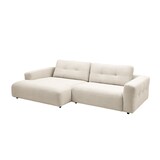thumbnail of KAWOLA Sofa MIKA Ecksofa Cord cremeweiß Longchair links